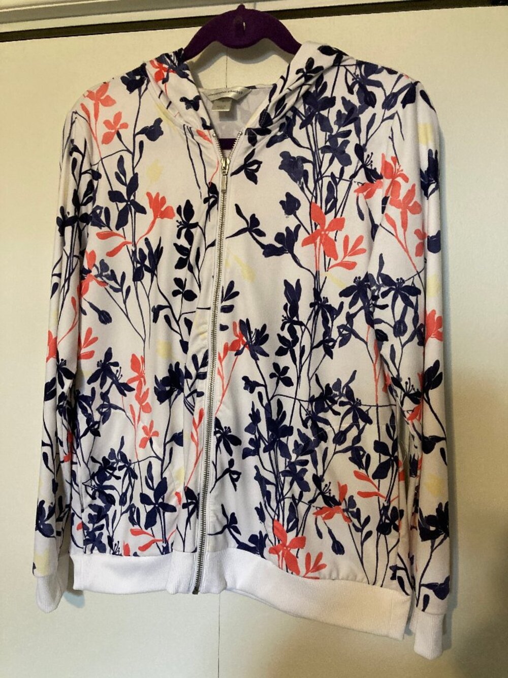 Colorful Hooded Zip Jacket